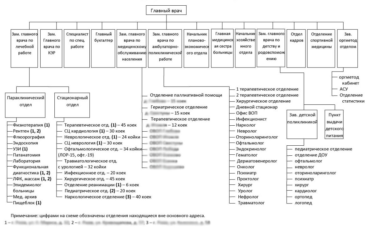 Структура и органы управления - ОГБУЗ «Руднянская ЦРБ»